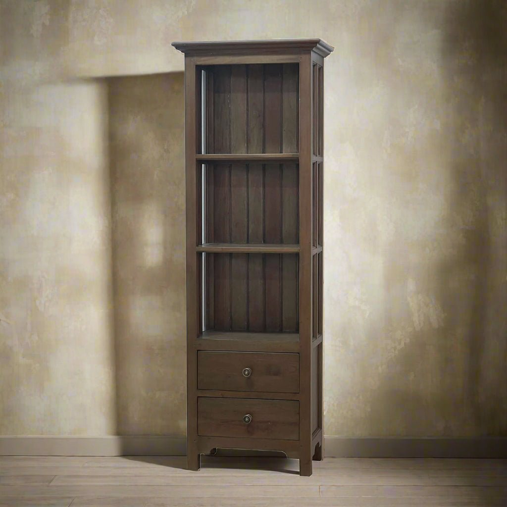 Coastal Wooden Bookcase - English Georgian America