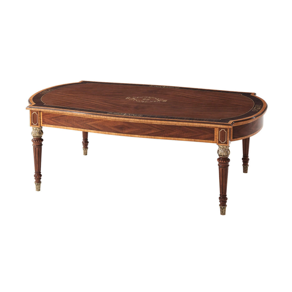 Regency Style Inlaid Coffee Table