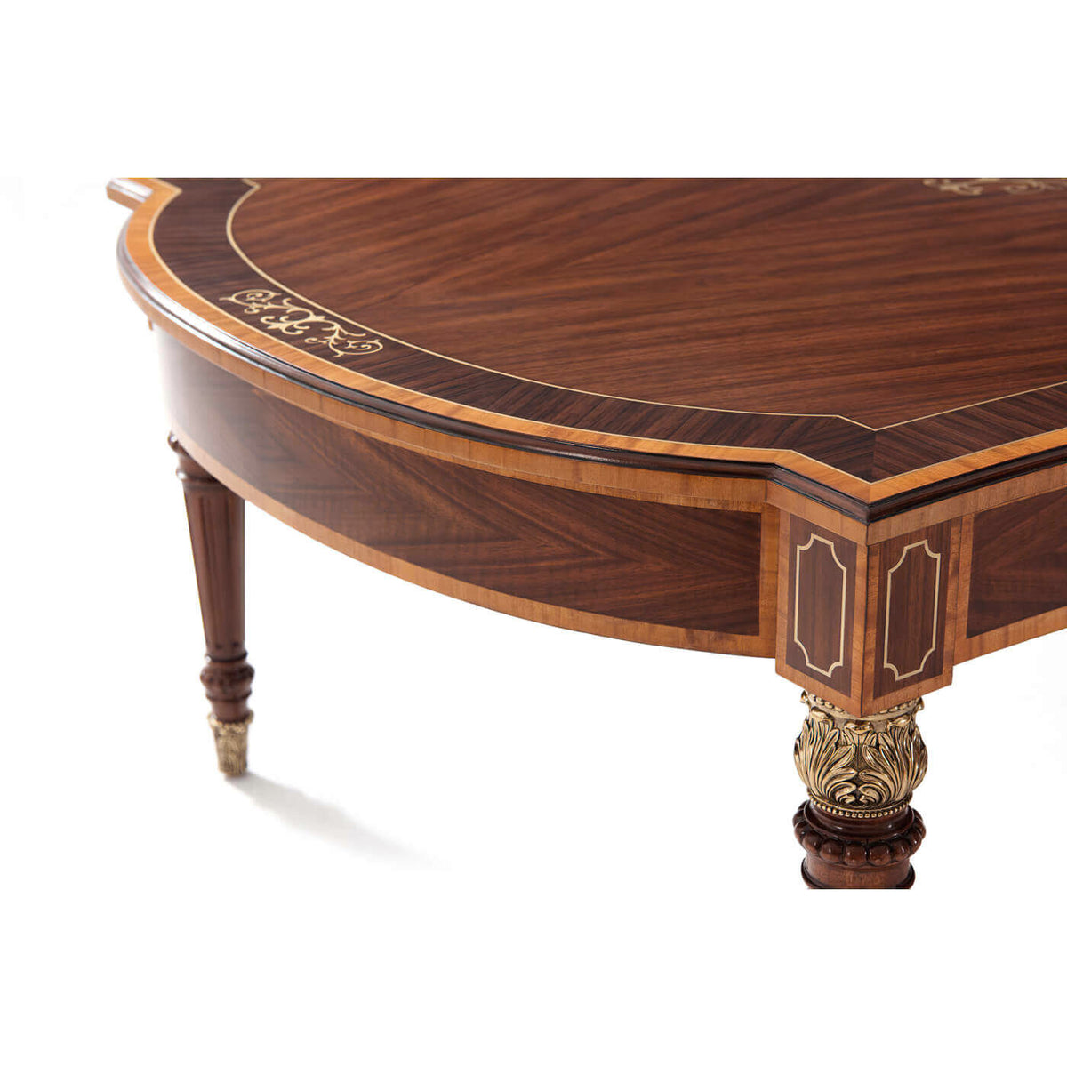 Regency Style Inlaid Coffee Table