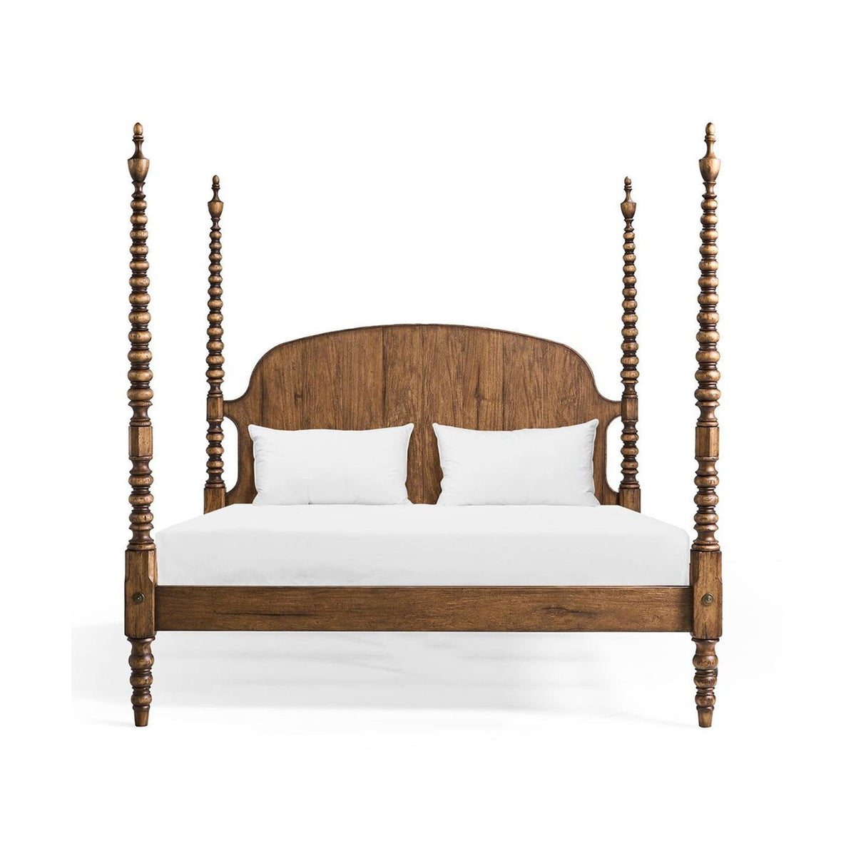 Colonial Turned - Post Four - Poster California King Bed - English Georgian America