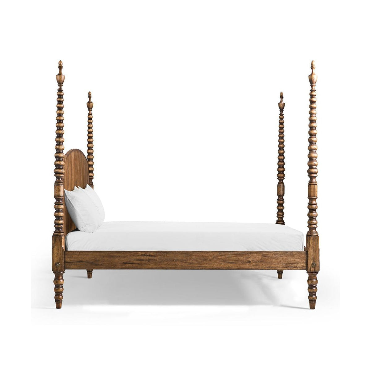 Colonial Turned - Post Four - Poster California King Bed - English Georgian America
