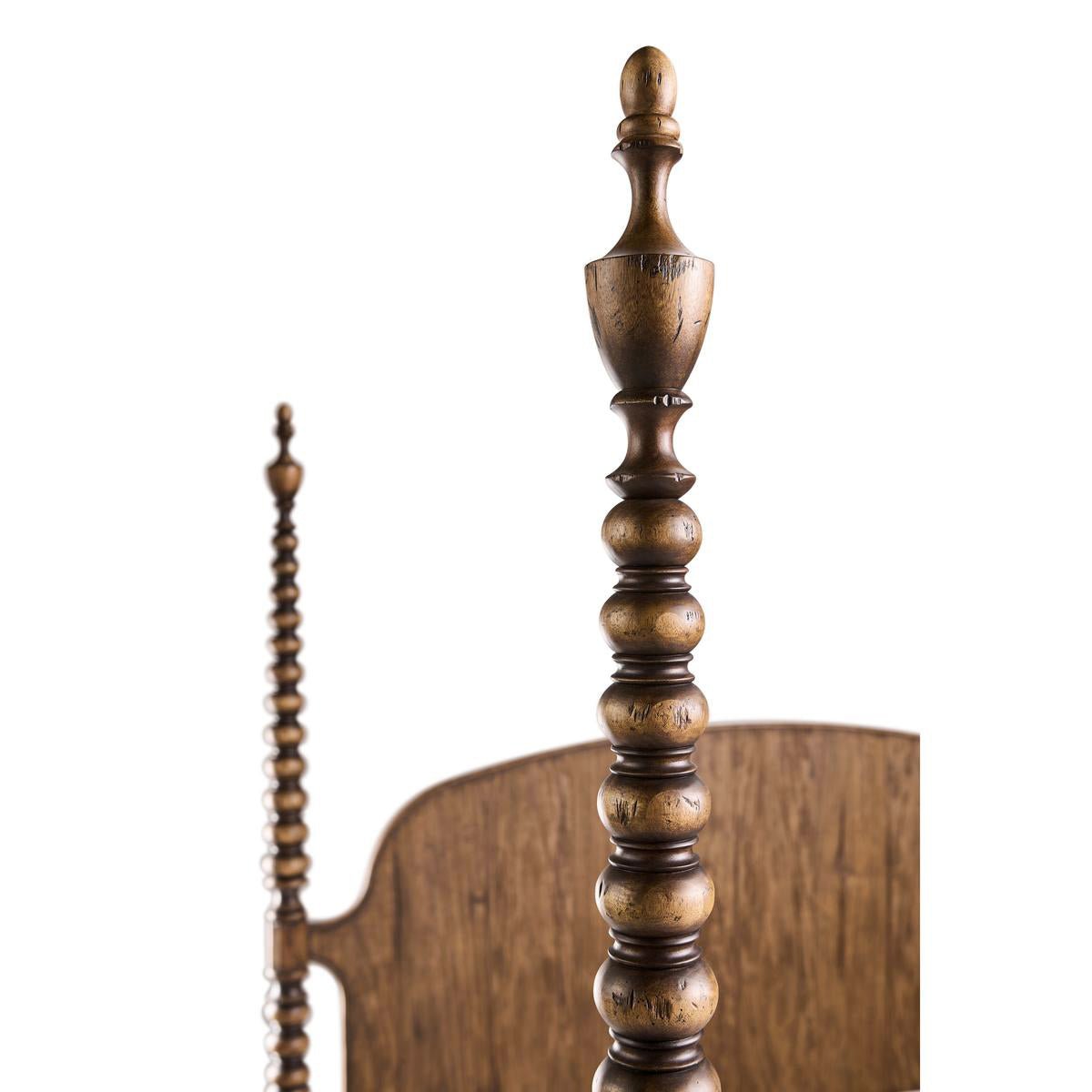 Colonial Turned - Post Four - Poster Queen Bed - English Georgian America