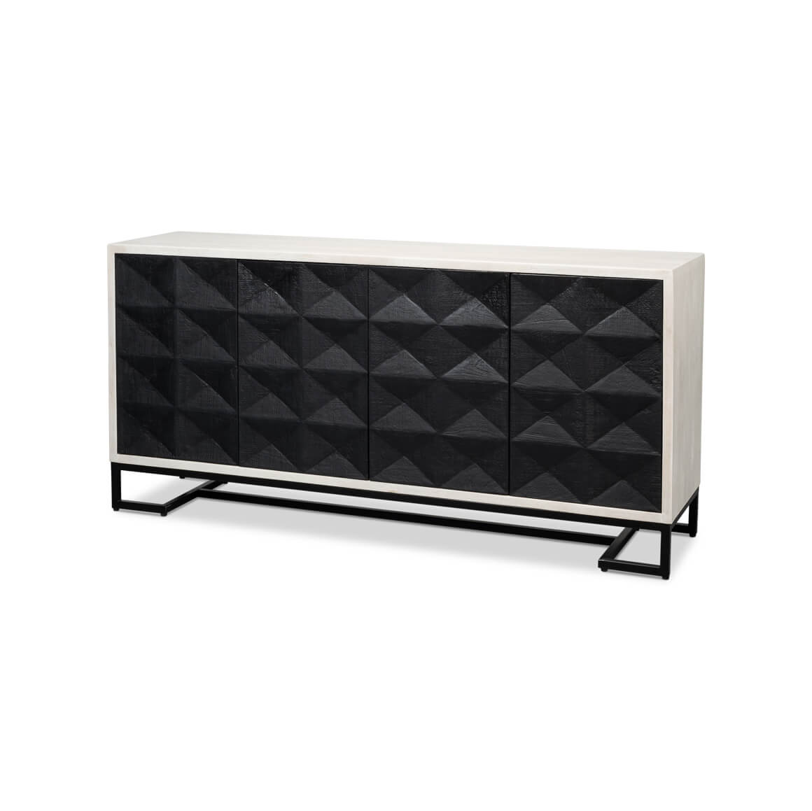 Contemporary Geometric Sideboard - English Georgian America