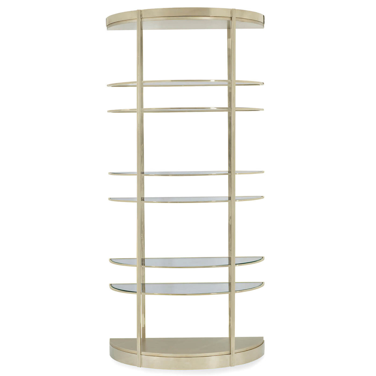 Contemporary Half Moon Etagere - English Georgian America