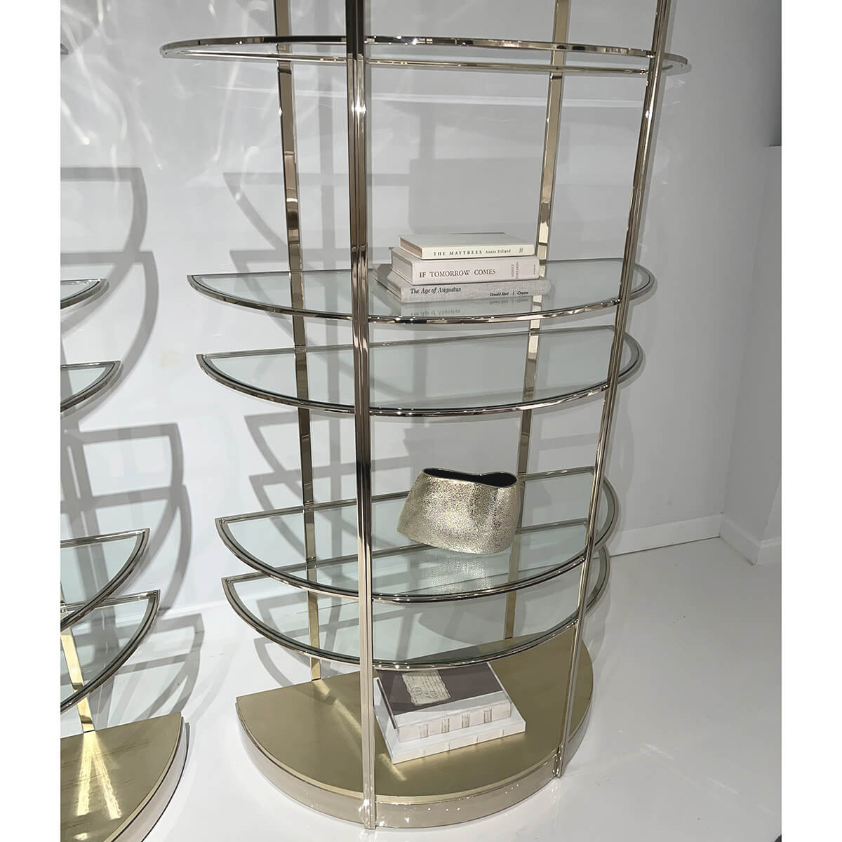 Contemporary Half Moon Etagere - English Georgian America
