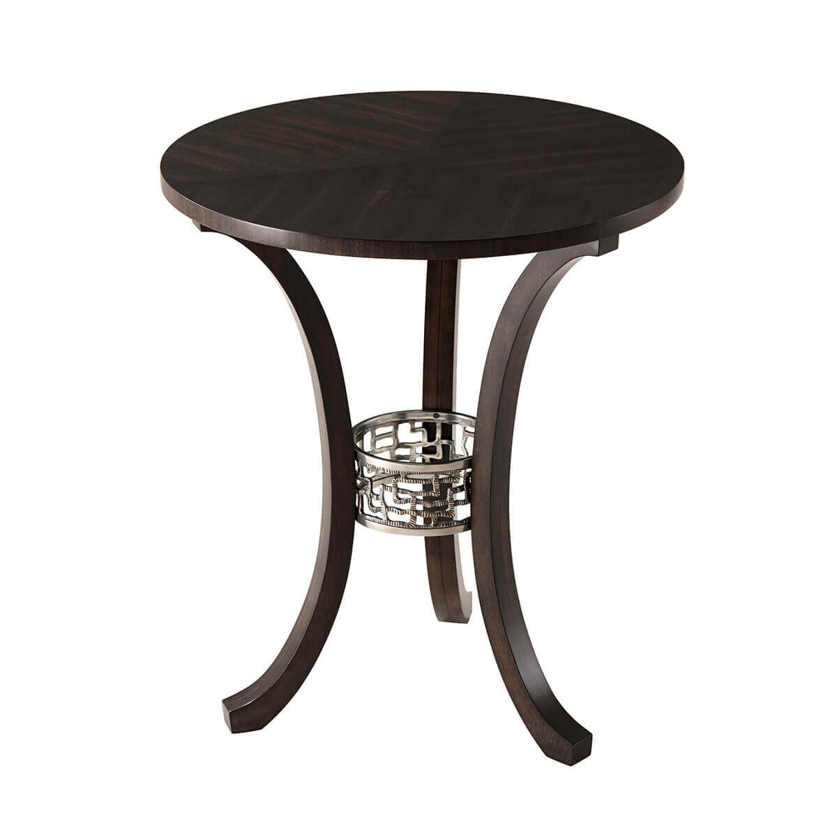 Contemporary Round Accent Table - English Georgian America
