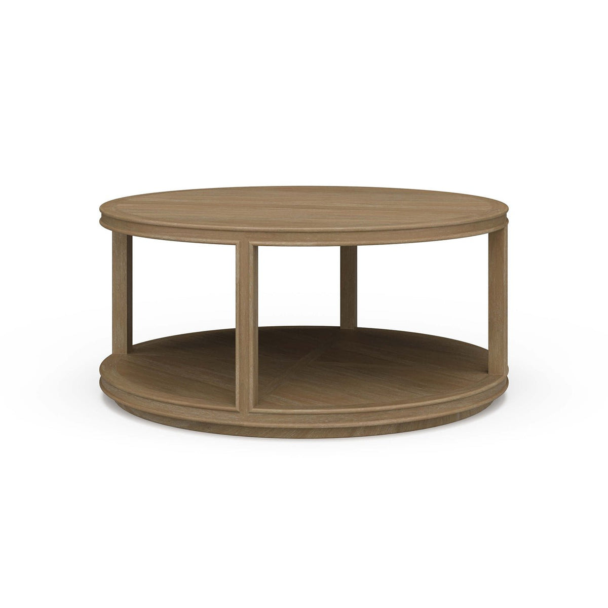 Contemporary Round Coffee Table - 39&quot; Round - English Georgian America