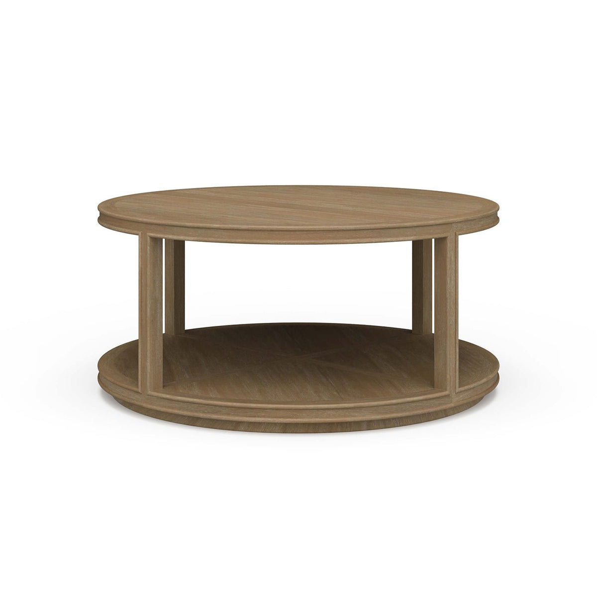 Contemporary Round Coffee Table - 39&quot; Round - English Georgian America