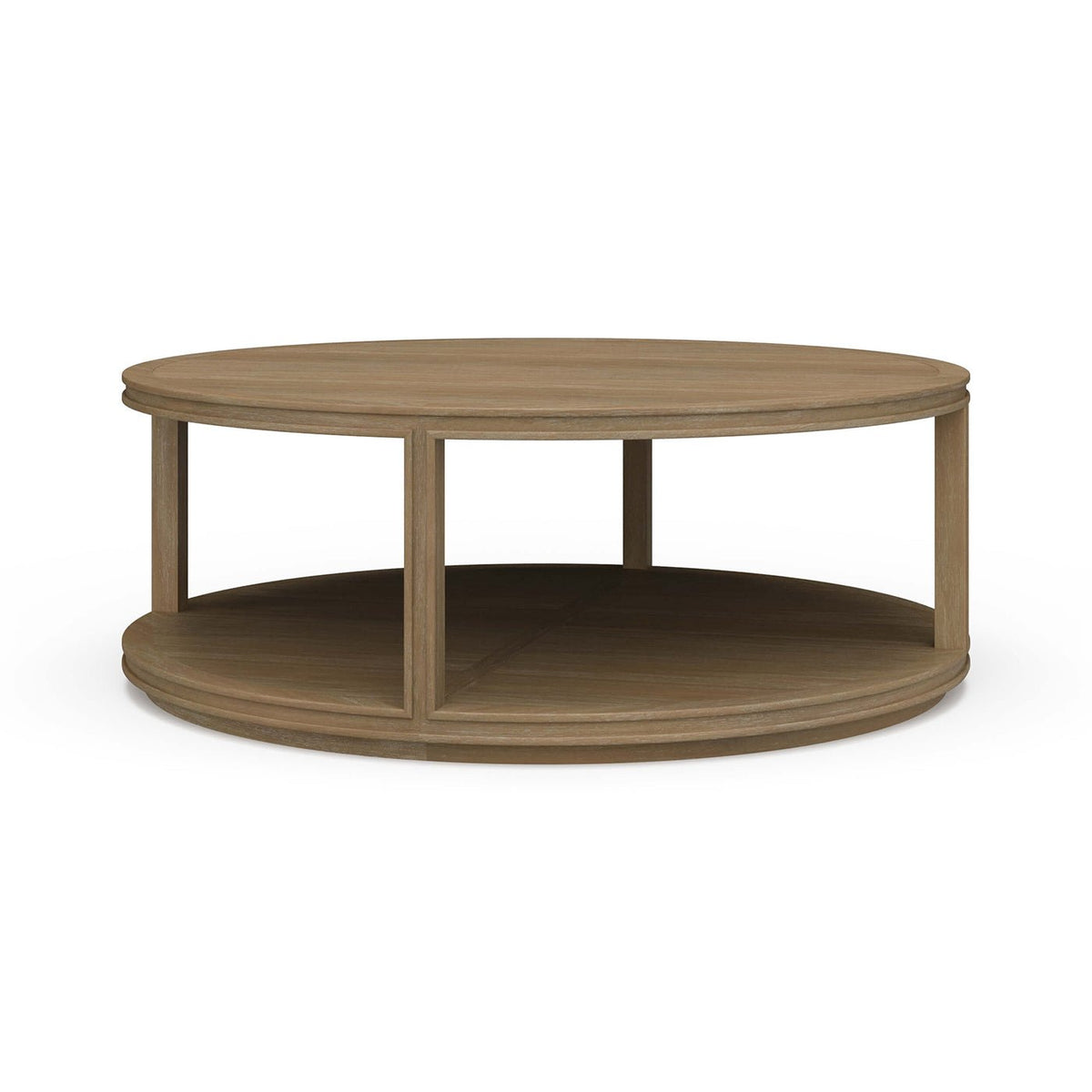 Contemporary Round Coffee Table - 48&quot; Round - English Georgian America