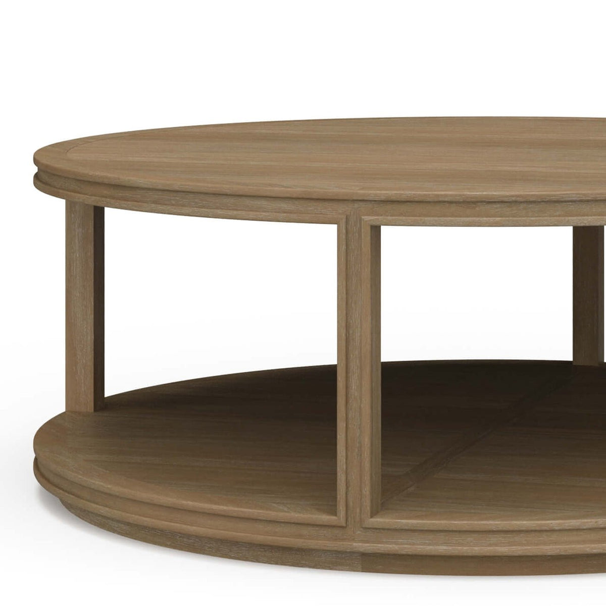Contemporary Round Coffee Table - 48&quot; Round - English Georgian America