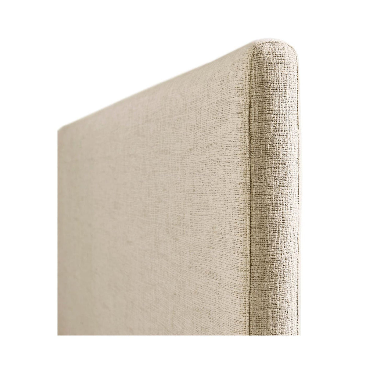 Contemporary Upholstered CAL King Bed with Wood Base - English Georgian America