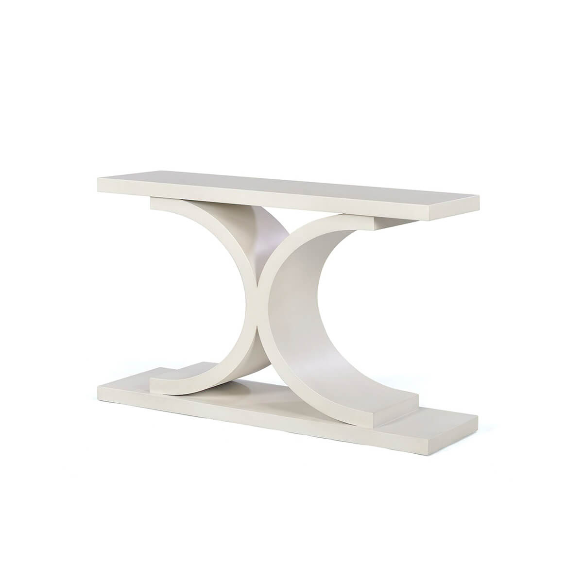 Contemporary White Painted Console - English Georgian America
