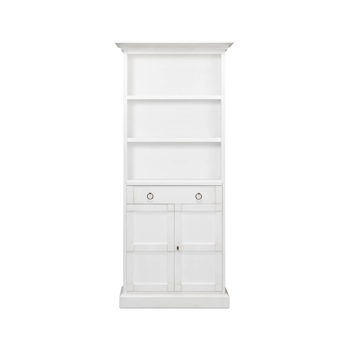 Cortina White Colonial Bookcase - English Georgian America