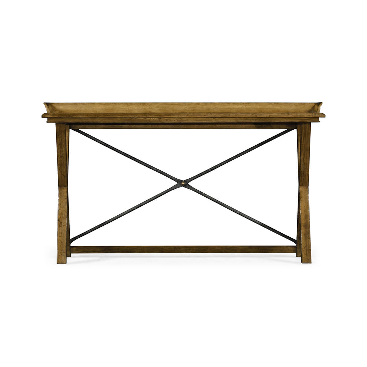 Country Chestnut Console Table - English Georgian America