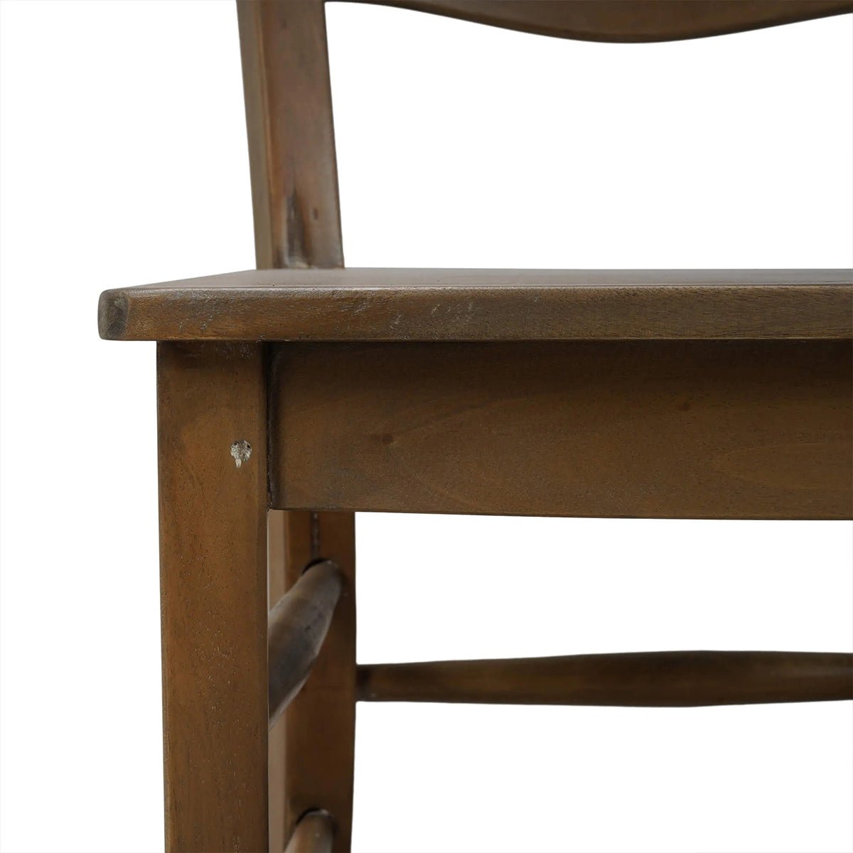 Country Dining Ladder Back Chair - English Georgian America