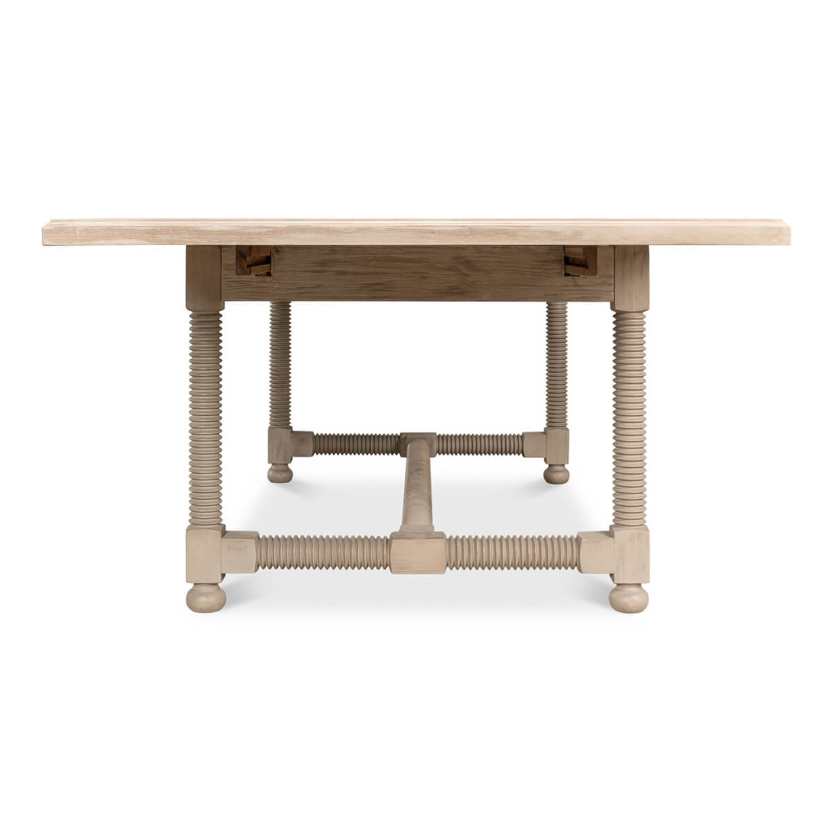 Country Draw Leaf Extension Dining Table - English Georgian America