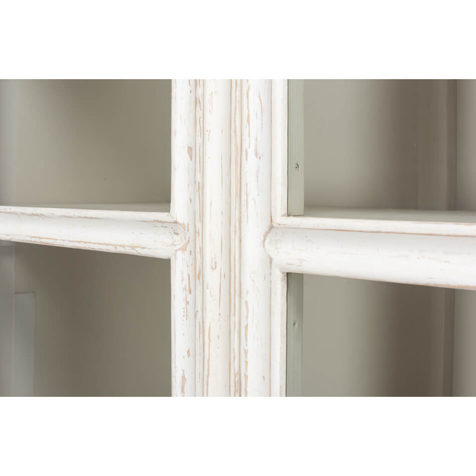 Country Painted Display Cabinet - English Georgian America