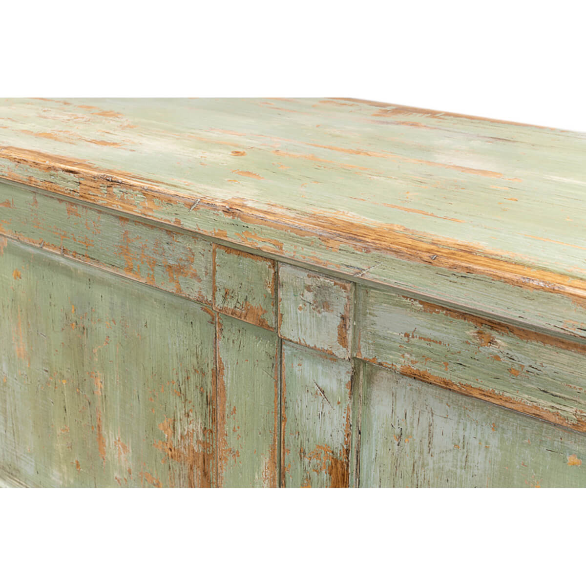 Country Sage Painted Sideboard - English Georgian America