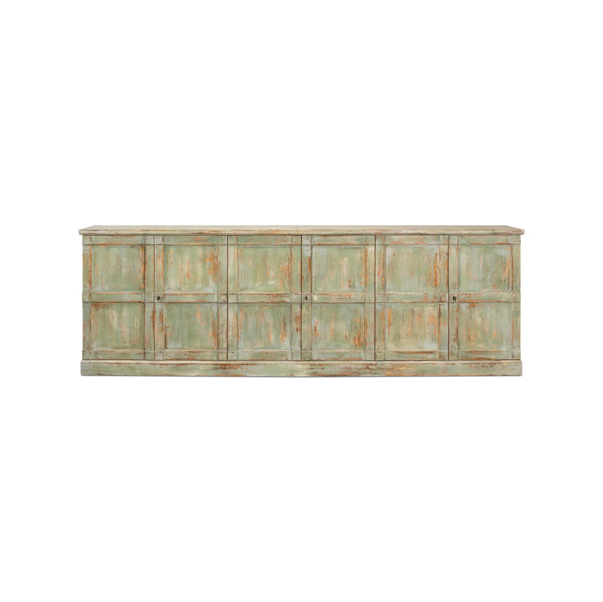 Country Sage Painted Sideboard - English Georgian America