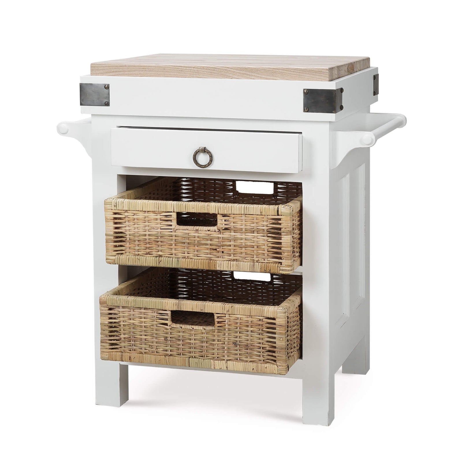 Country Small Kitchen Island - English Georgian America