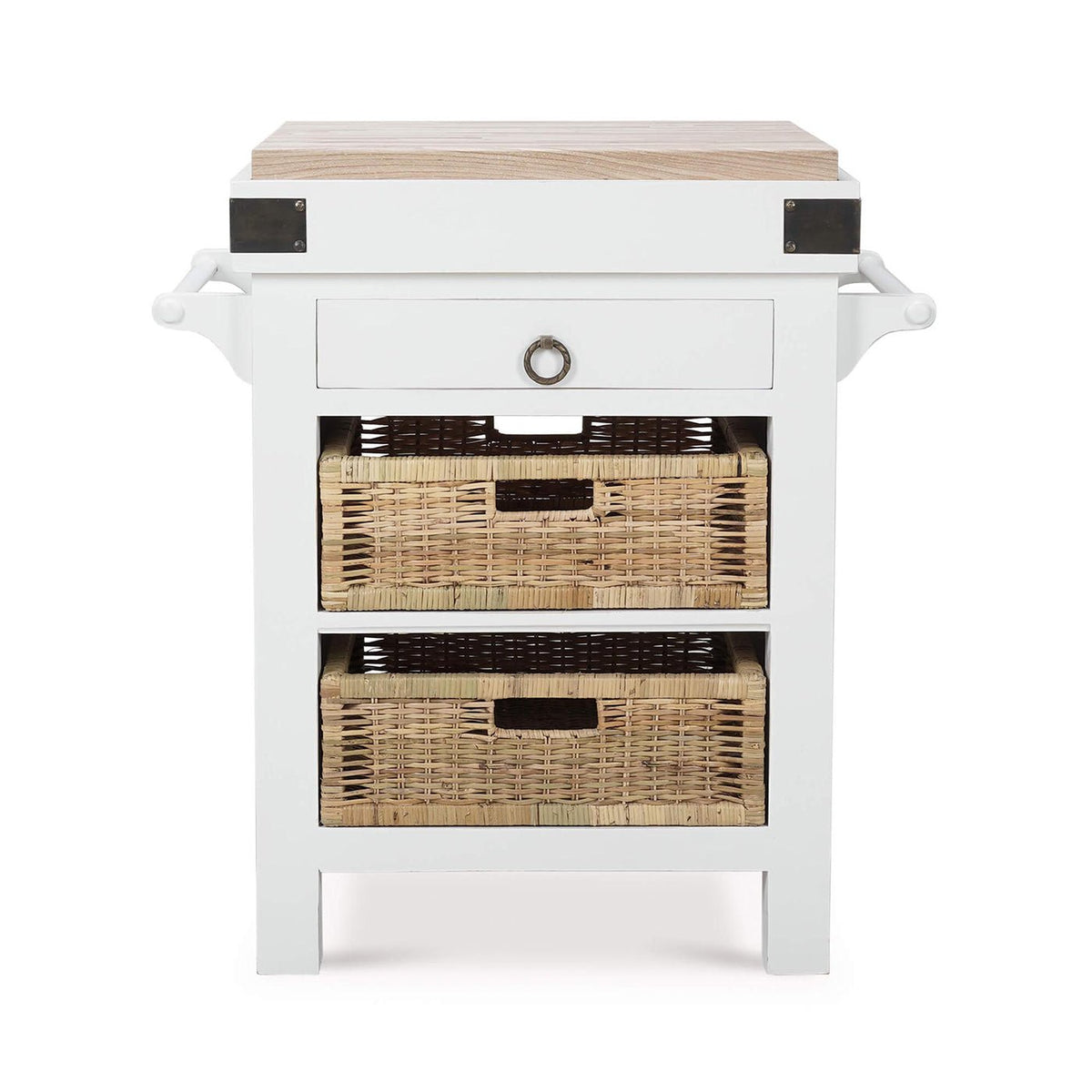 Country Small Kitchen Island - English Georgian America