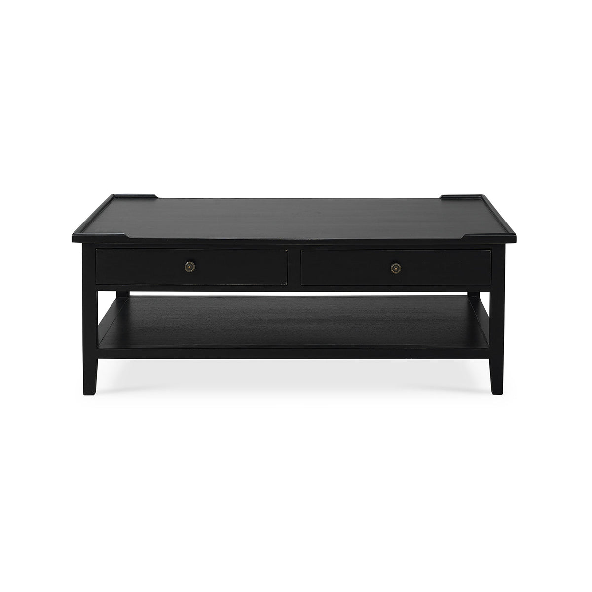 Country Style Coffee Table in Batavia Black - English Georgian America