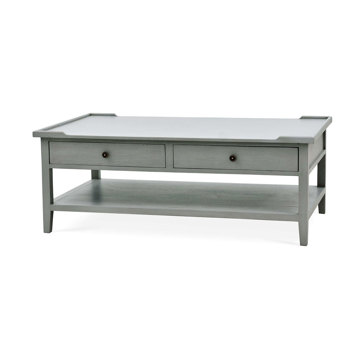 Country Style Coffee Table in Charleston Grey - English Georgian America