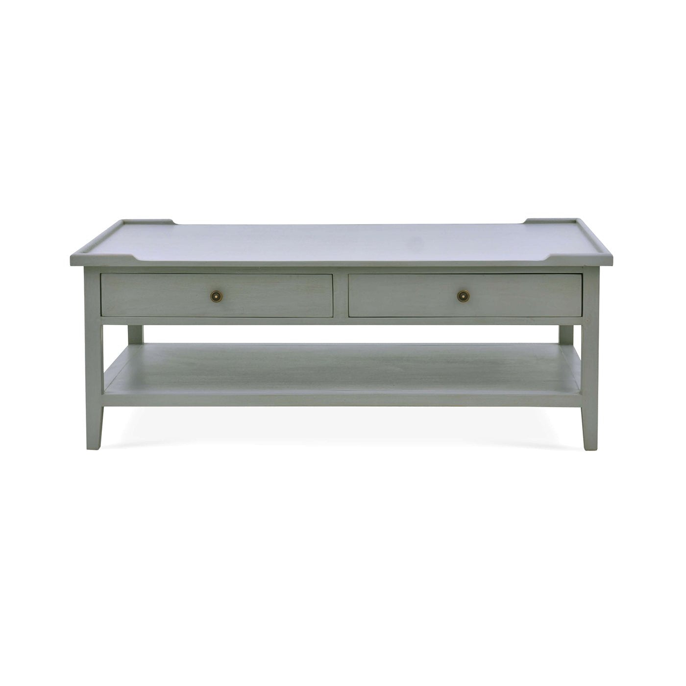 Country Style Coffee Table in Charleston Grey - English Georgian America