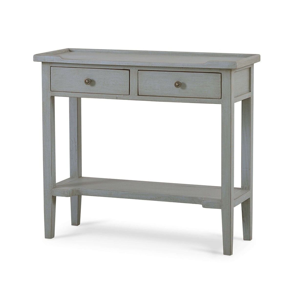 Country Style Console Table in Charleston Gray - English Georgian America