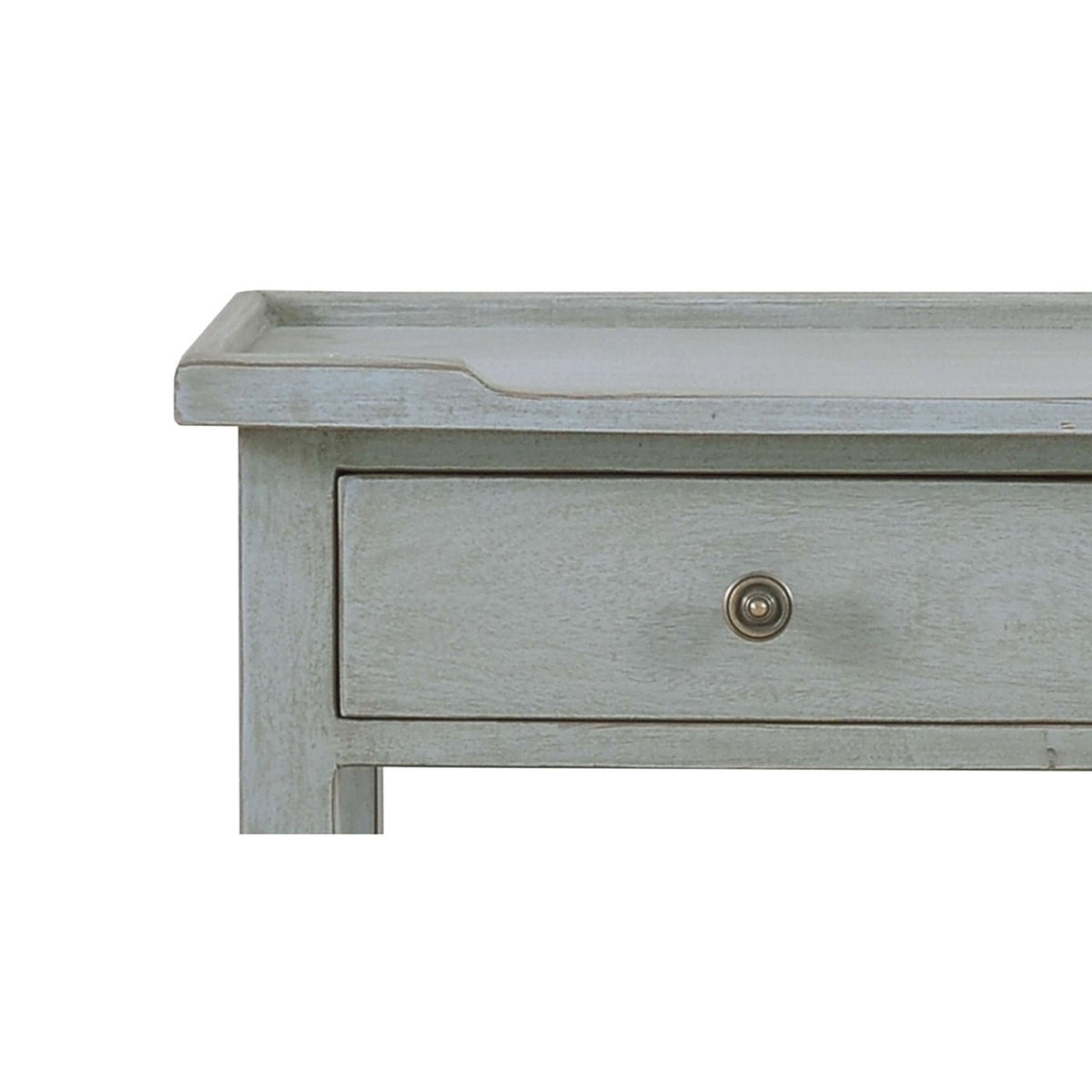 Country Style Console Table in Charleston Gray - English Georgian America