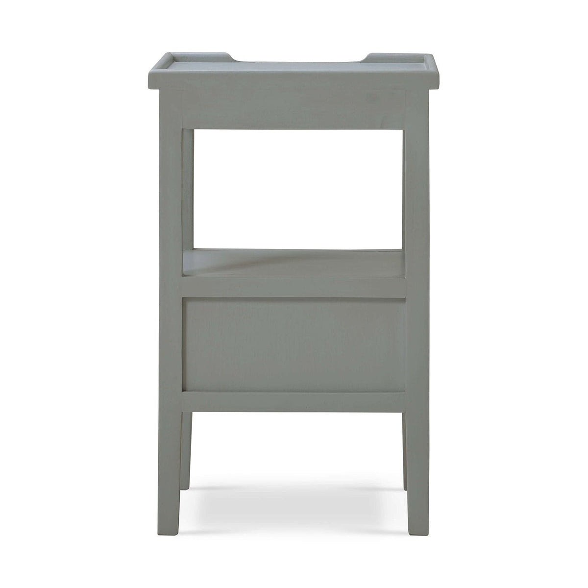 Country Style Side Table in Charleston Gray - English Georgian America