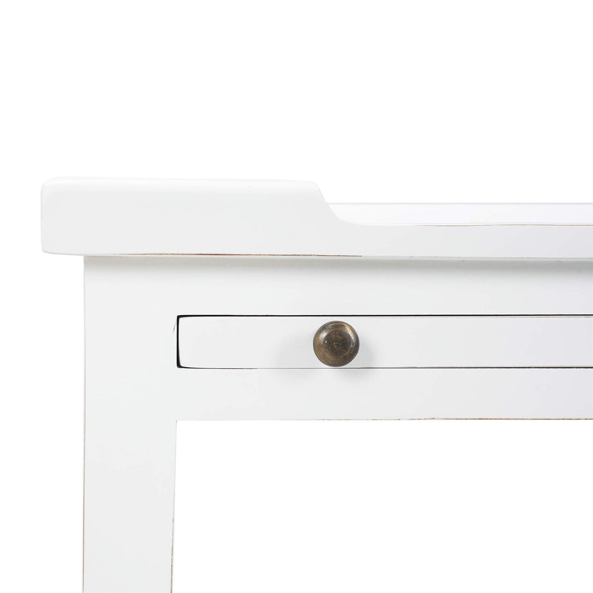 Country Style Side Table in White - English Georgian America