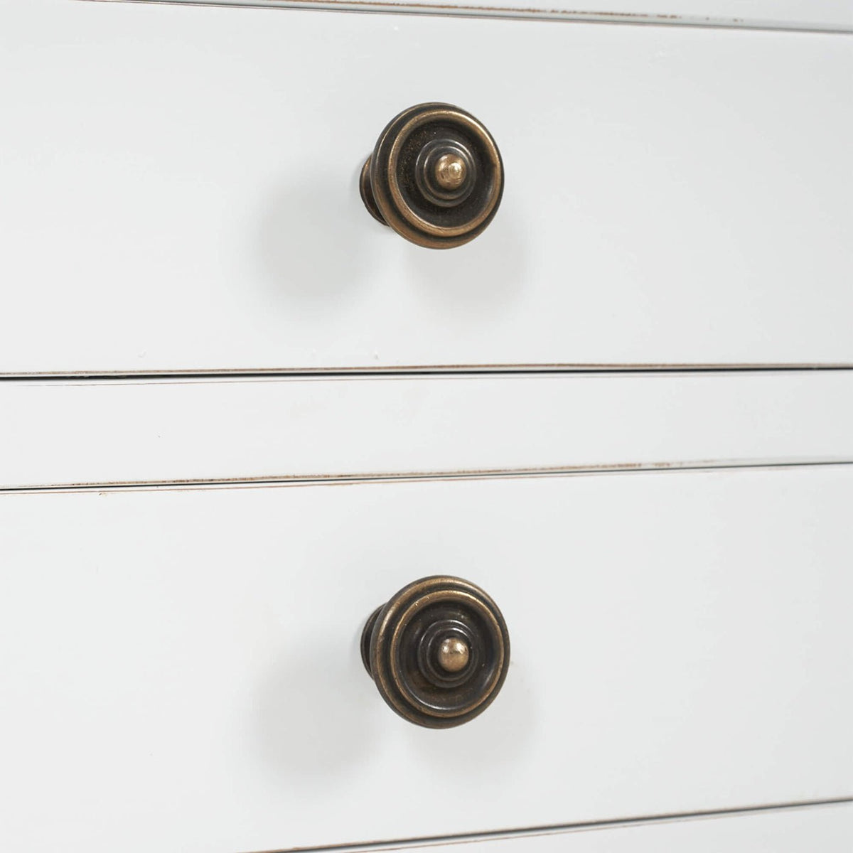 Country Style Side Table in White - English Georgian America