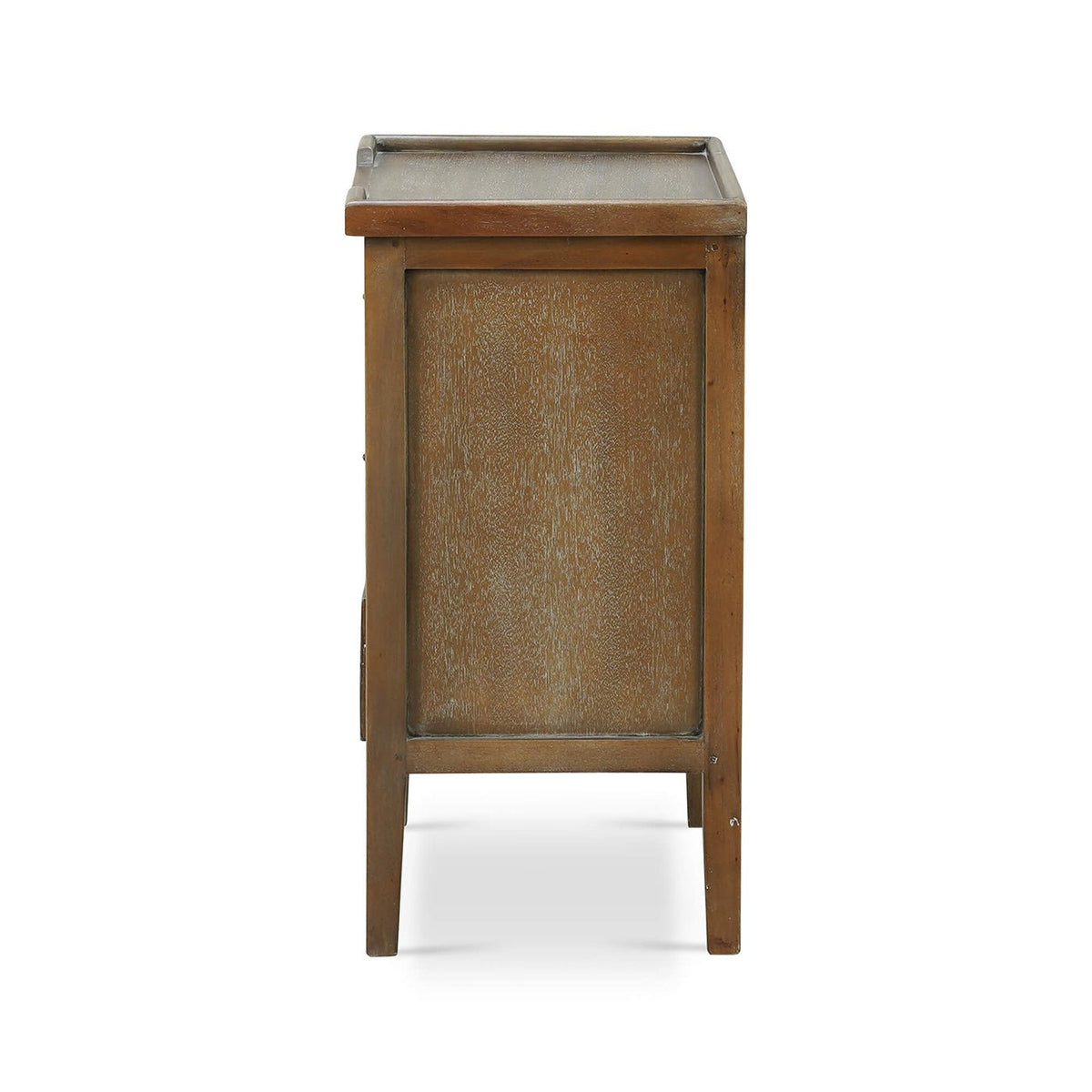 Country Style Three Drawer End Table - English Georgian America