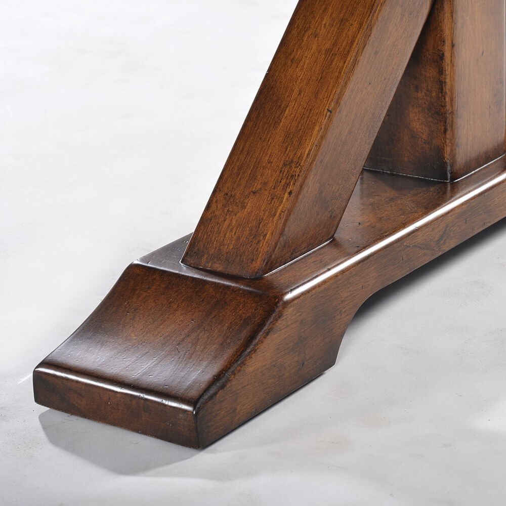 Country Trestle Dining Table - English Georgian America