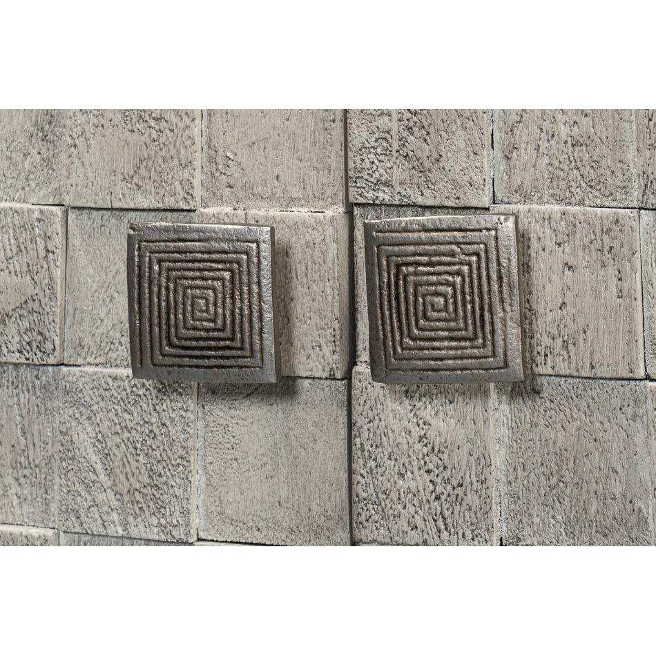 Cubist Four Door Sideboard - English Georgian America