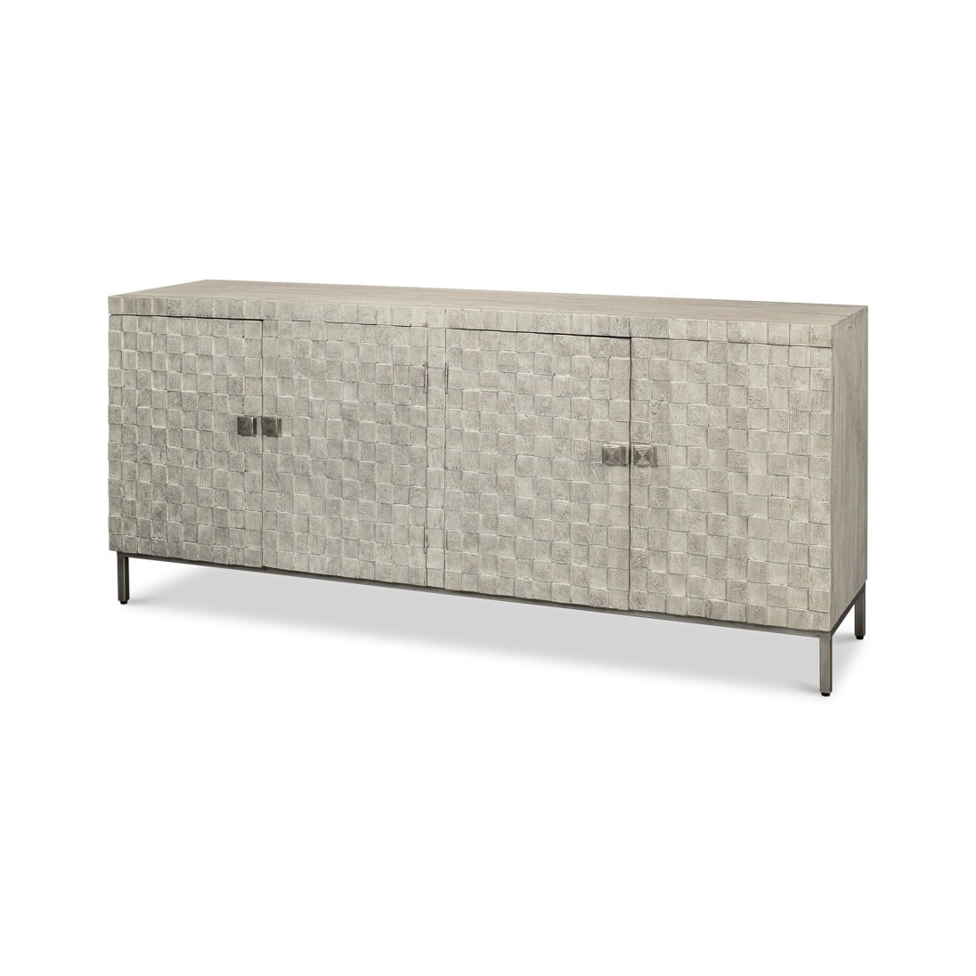 Cubist Four Door Sideboard - English Georgian America