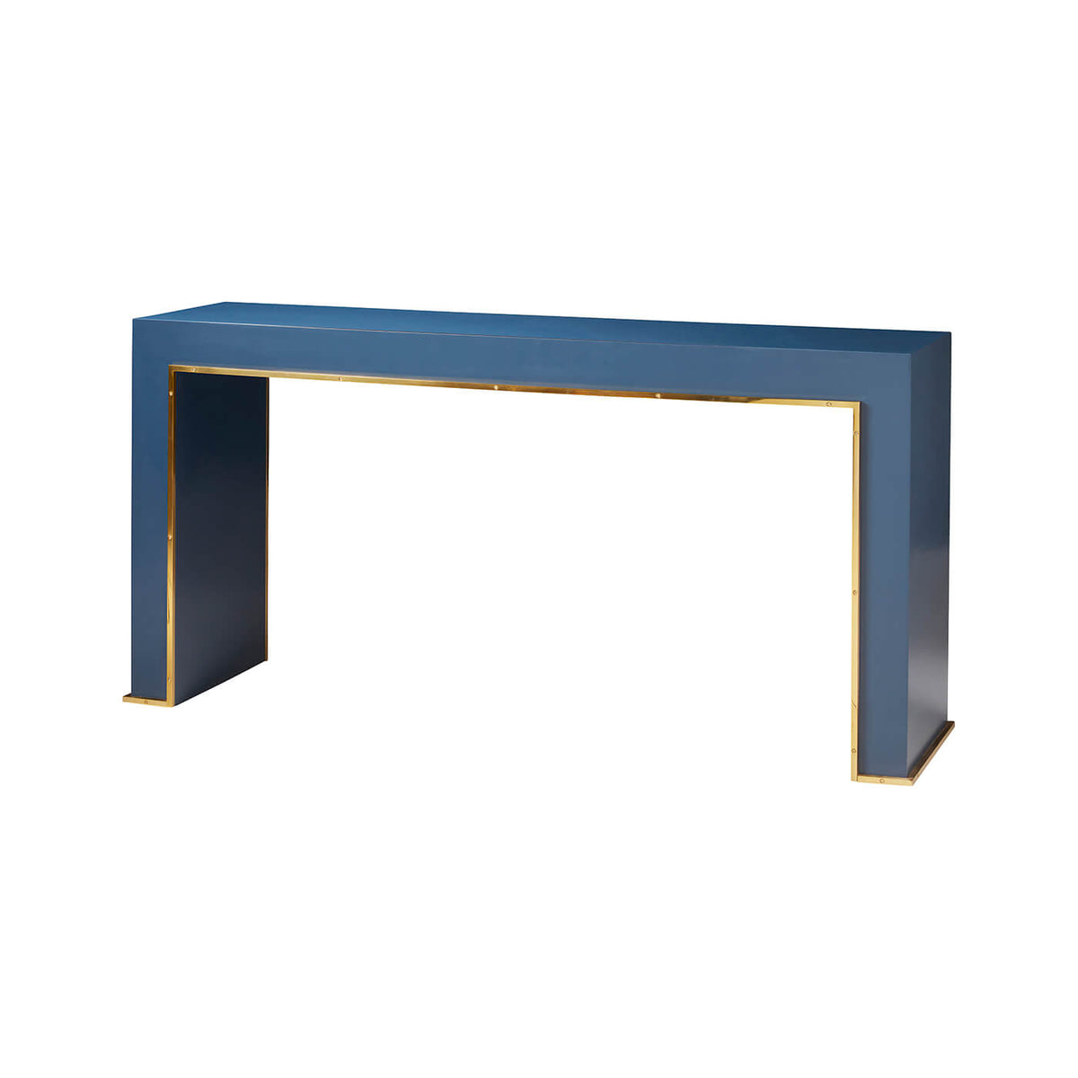 Custom Modern Painted Console Table - English Georgian America