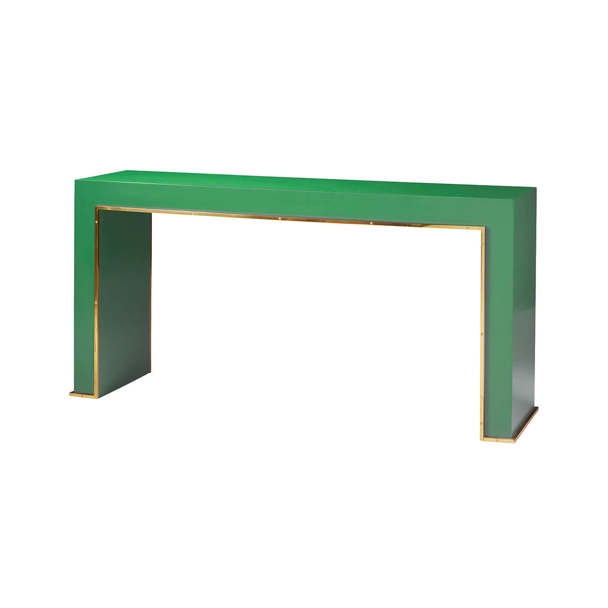 Custom Modern Painted Console Table - English Georgian America