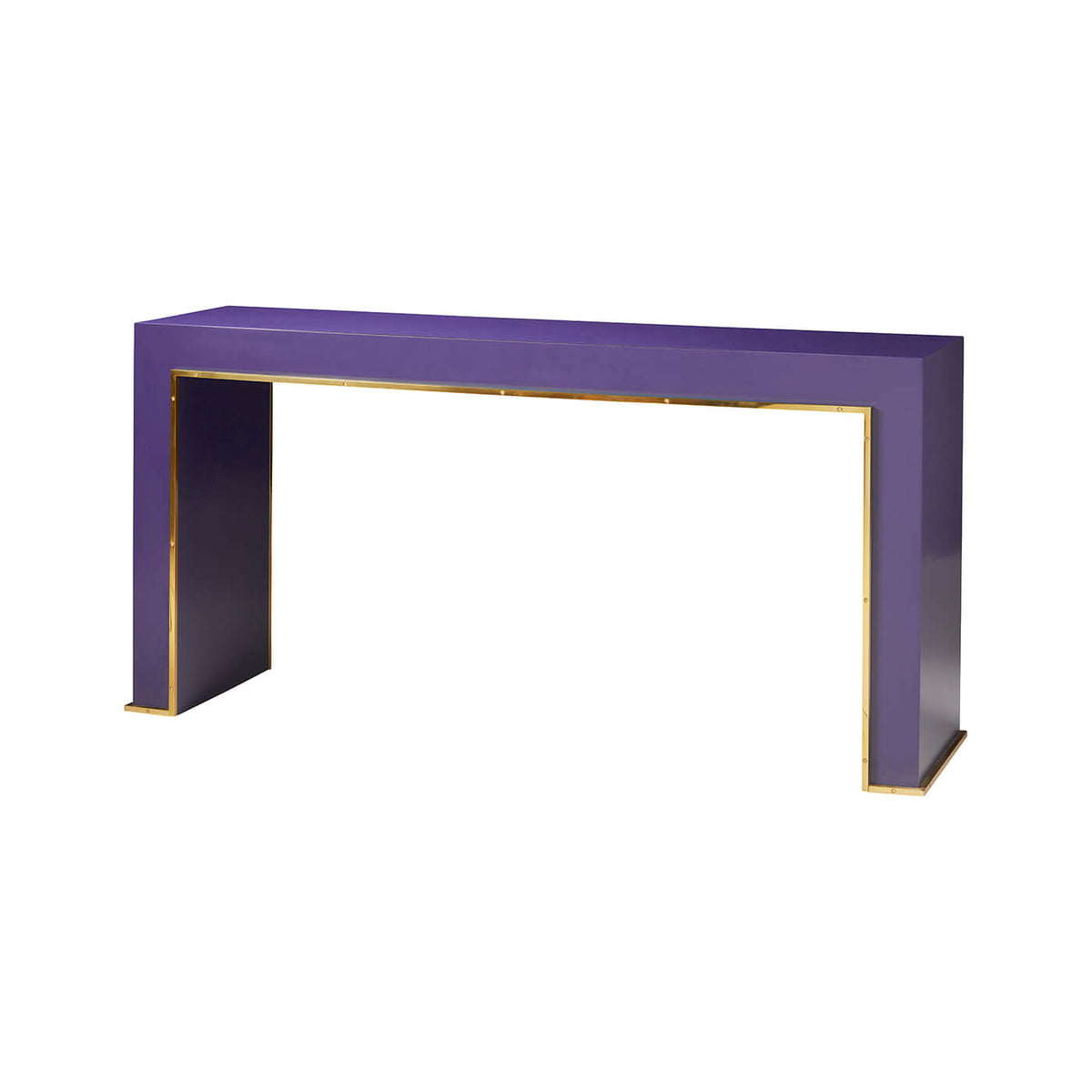Custom Modern Painted Console Table - English Georgian America