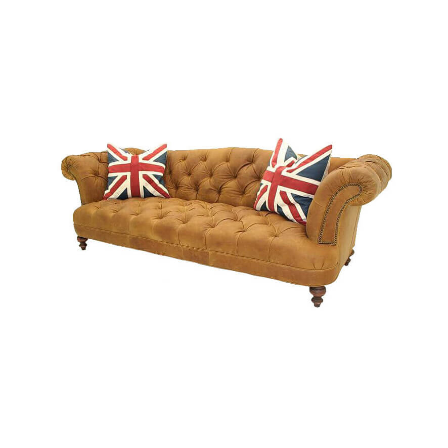 Custom Tufted Sofa - 102&quot; - English Georgian America