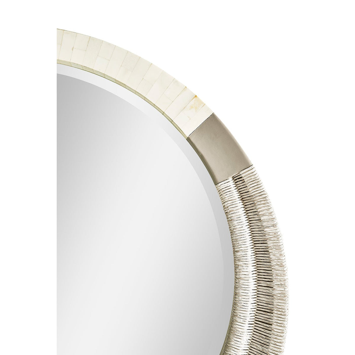Danish Cord Organic Modern Mirror - English Georgian America