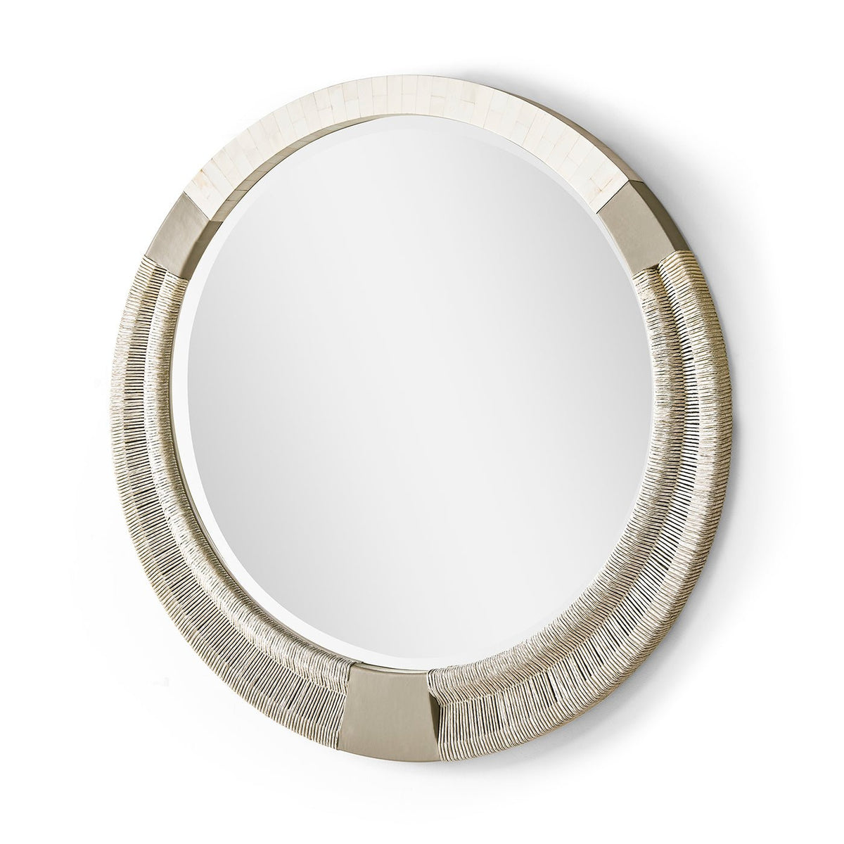 Danish Cord Organic Modern Mirror - English Georgian America