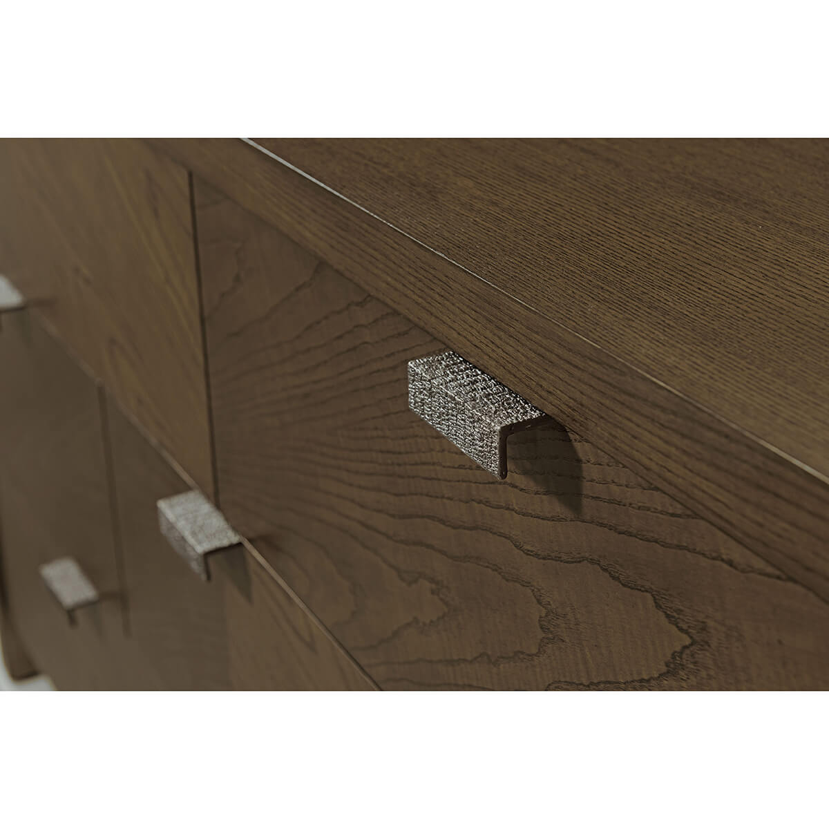 Dark Ash Long Dresser - English Georgian America