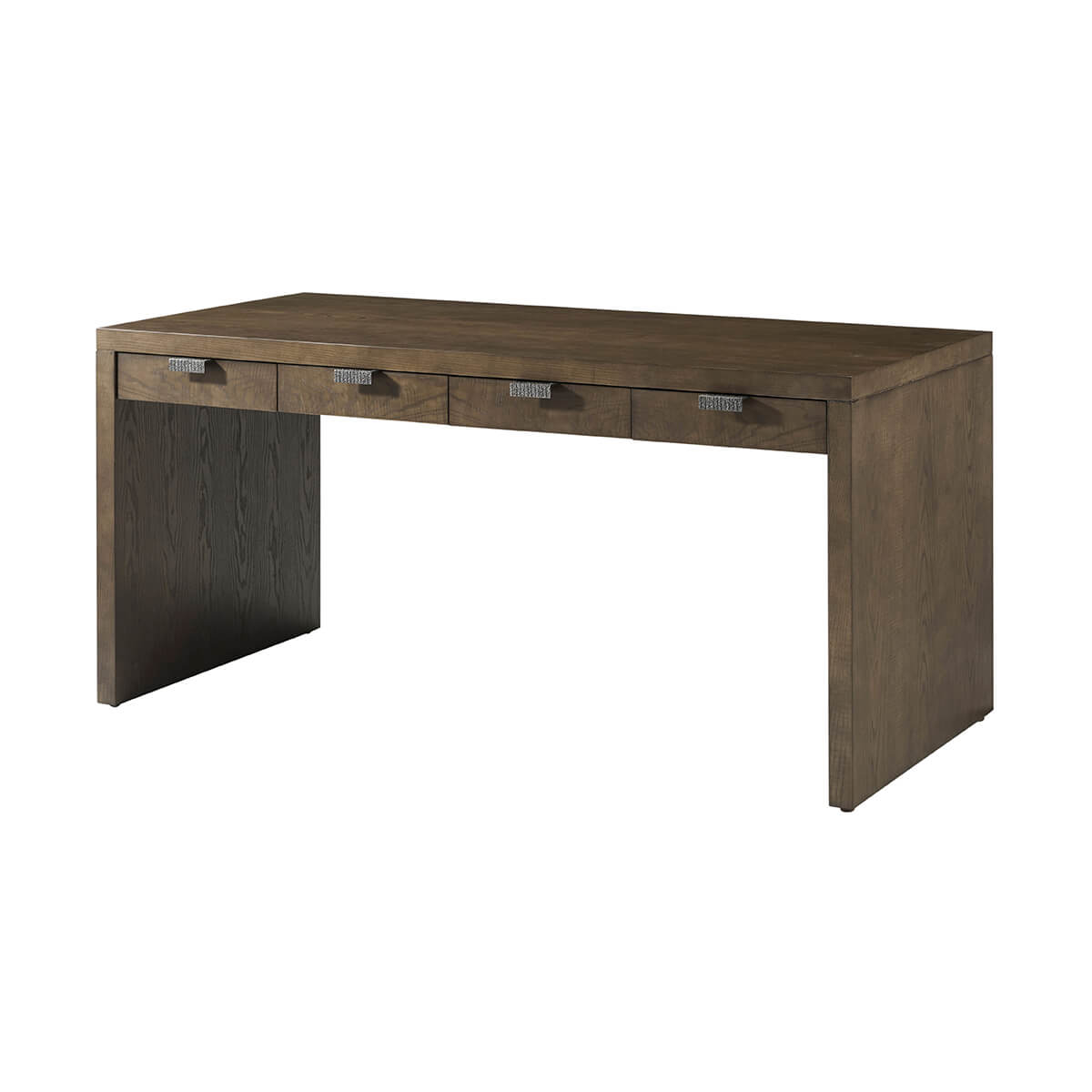 Dark Ash Modern Desk - English Georgian America