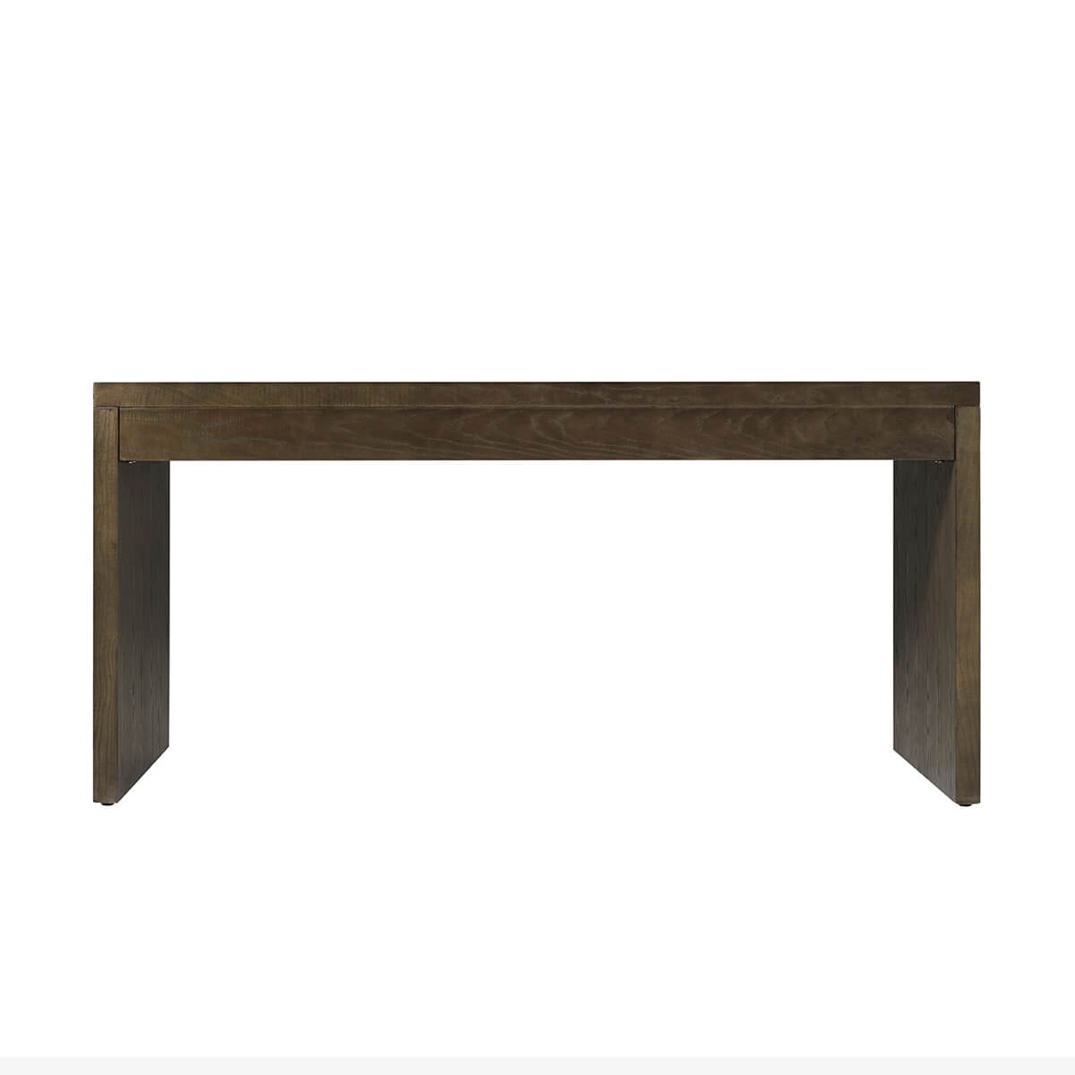 Dark Ash Modern Desk - English Georgian America