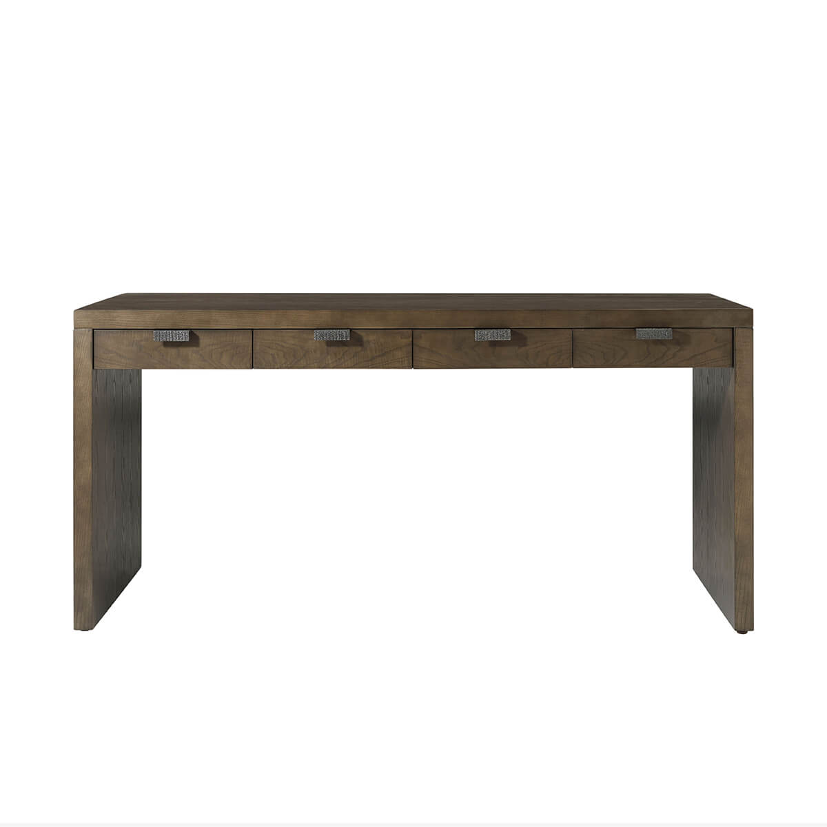 Dark Ash Modern Desk - English Georgian America