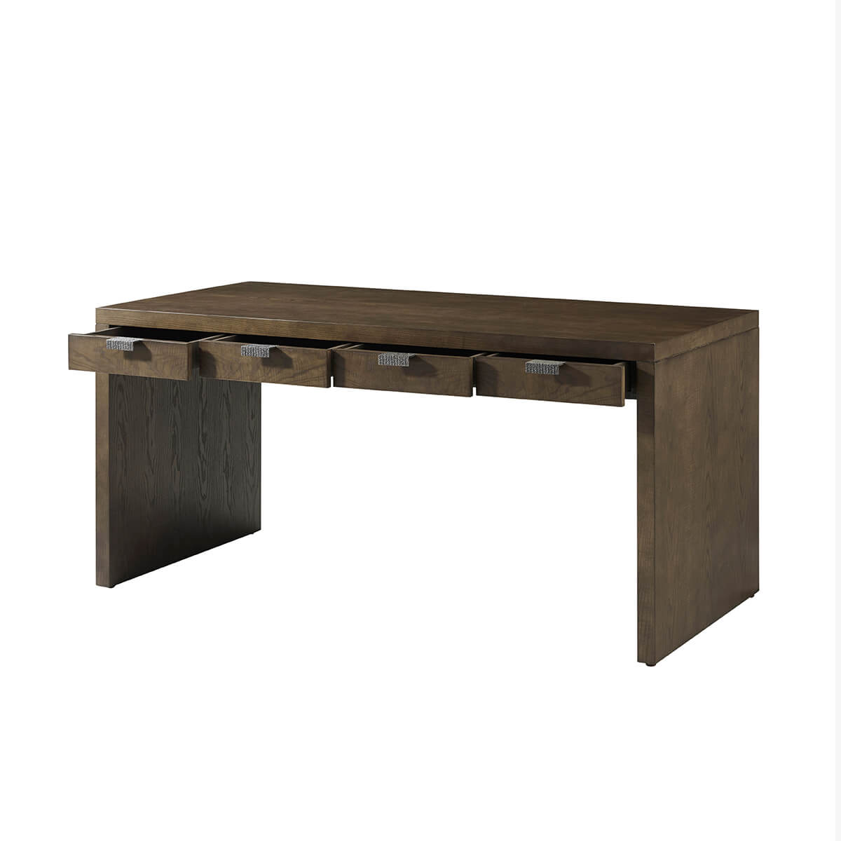 Dark Ash Modern Desk - English Georgian America