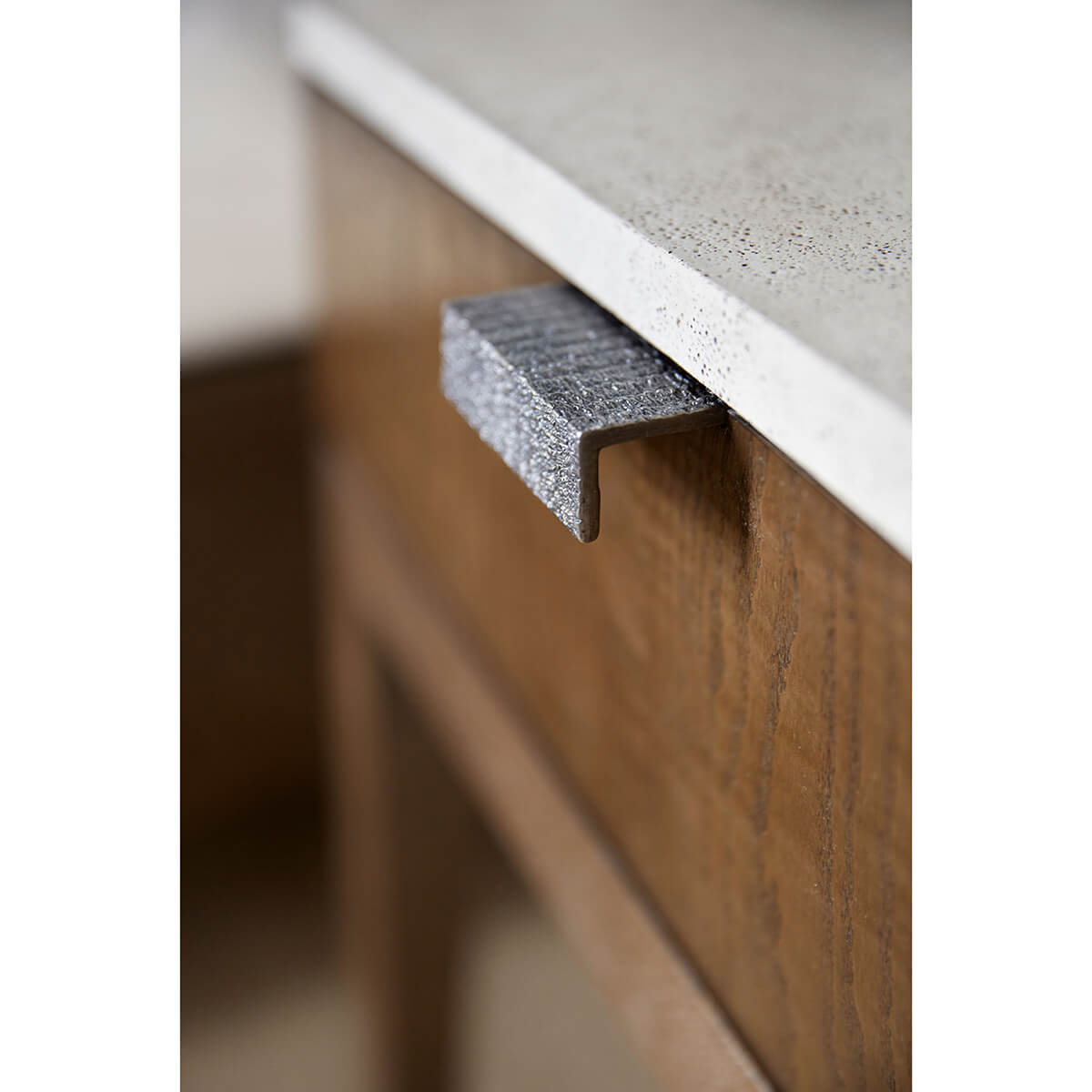 Dark Ash Modern Nightstand - English Georgian America