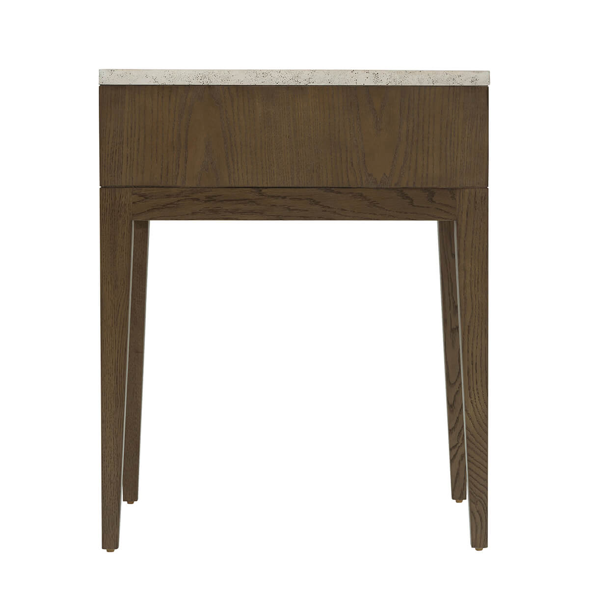 Dark Ash Modern Nightstand - English Georgian America